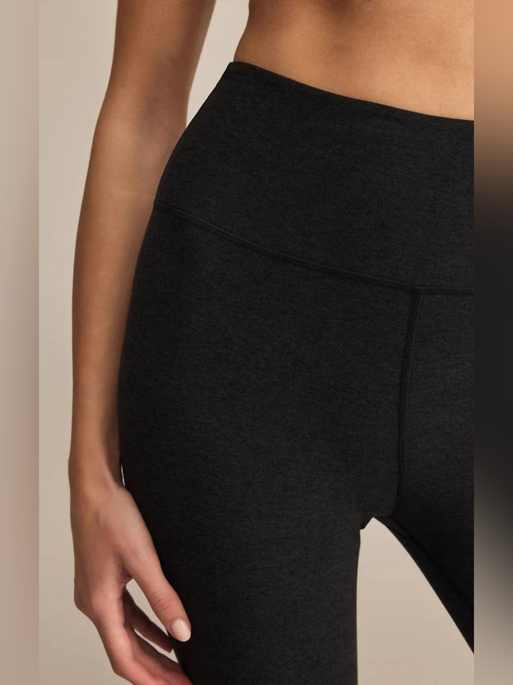 NWT Z SUPPLY Solstice 7/8 Legging Black Sands Charcoal Gray Size Medium - Picture 4 of 12